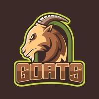 Goats mascot logo good use for symbol identity emblem  badge and more vector