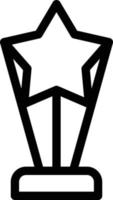 trophy vector illustration on a background.Premium quality symbols.vector icons for concept and graphic design.