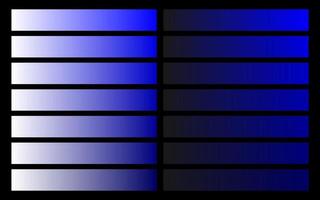 Modern color pallete. Popular Colors. Color Chart. Vector Eps 10. Gradient futuristic colors samples.
