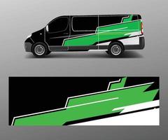 Vector de diseños de rayas abstractas gráficas de coche. concepto de diseño de líneas abstractas para envoltura de vinilo de gráficos de camionetas y vehículos