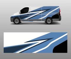 Vector de diseños de rayas abstractas gráficas de coche. concepto de diseño de líneas abstractas para envoltura de vinilo de gráficos de camionetas y vehículos