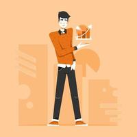 Sales manager concept illustration vector