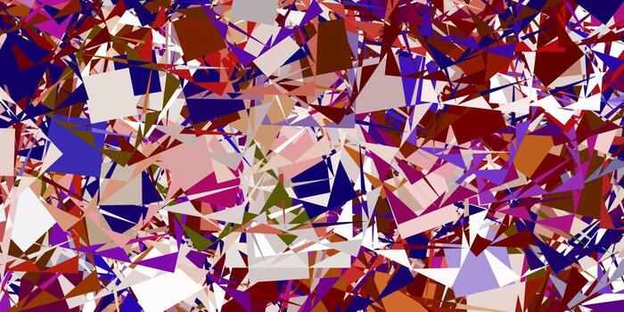 patrón de vector multicolor claro con formas poligonales.