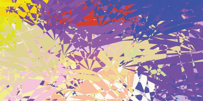 Light Multicolor vector backdrop with chaotic shapes.