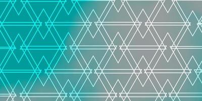 Light Blue, Green vector backdrop with lines, triangles.