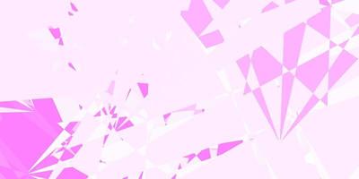 Light Pink, Yellow vector background with polygonal forms.