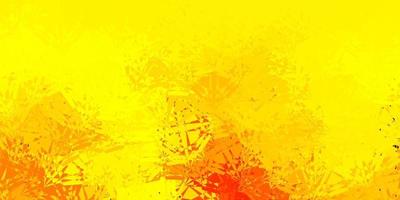 Dark Orange vector background with polygonal forms.