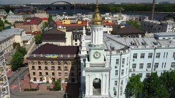 Aerial view from Kiev city, Ukraine 2021 video