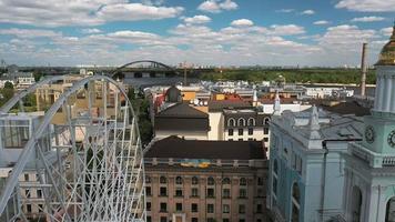 Aerial view from Kiev city, Ukraine 2021 video