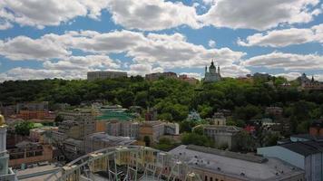 antenn se från kiev stad, ukraina 2021 video