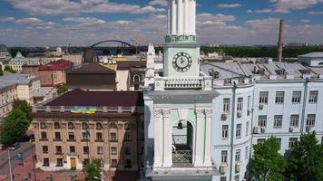 antenn se från kiev stad, ukraina 2021 video