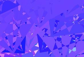 Light Purple vector pattern with polygonal shapes.