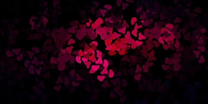 Dark pink vector template with abstract forms.