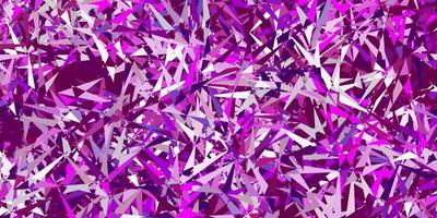 Light pink vector background with triangles.