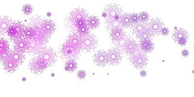 Light Purple vector background with random forms.