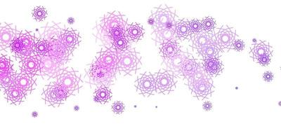 Light Purple vector background with random forms.