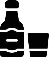 ilustración de vector de vino en un fondo. símbolos de calidad premium. iconos vectoriales para concepto y diseño gráfico.