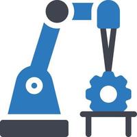 ilustración vectorial robótica en un fondo. símbolos de calidad premium. iconos vectoriales para concepto y diseño gráfico. vector