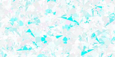 Light Pink, Blue vector backdrop with triangles, lines.