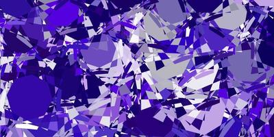 Light Purple vector backdrop with triangles, lines.