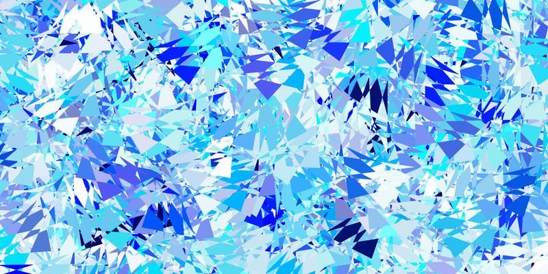 Light blue vector background with polygonal forms.