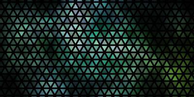 Light Blue, Green vector layout with lines, triangles.