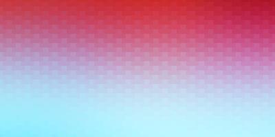Light Blue, Red vector backdrop with rectangles.
