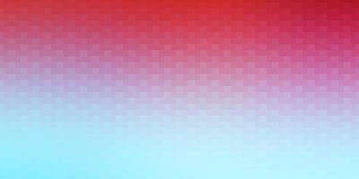 Light Blue, Red vector backdrop with rectangles.