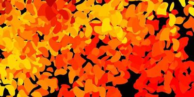 Light orange vector template with abstract forms.