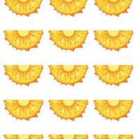 pineapple seamless pattern. Vector illustration
