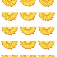 pineapple seamless pattern. Vector illustration