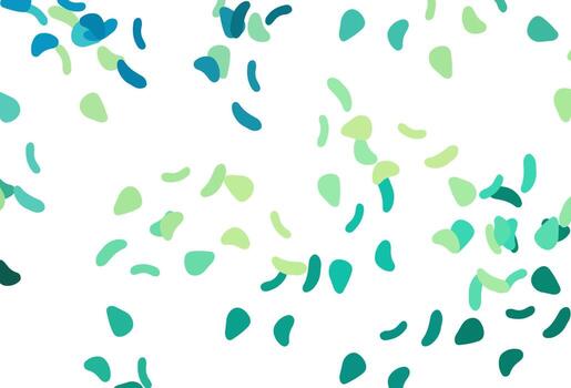 Light Green, Yellow vector background with abstract forms.