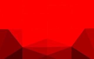 Light Red vector shining triangular template.