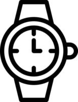 ilustración de vector de reloj de pulsera en un fondo. símbolos de calidad premium. iconos vectoriales para concepto y diseño gráfico.