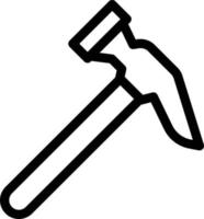 hammer vector illustration on a background.Premium quality symbols.vector icons for concept and graphic design.