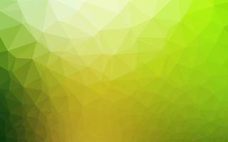 Light Green vector polygonal background.