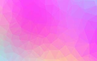 Light Pink vector polygonal background.