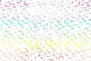 Light Multicolor, Rainbow vector template with circles.