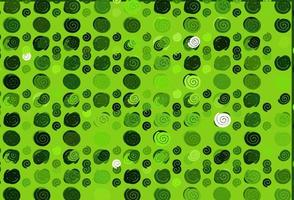 Light Green vector template with liquid shapes.