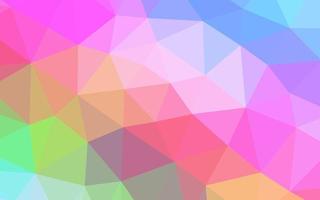 diseño de baja poli de vector de arco iris multicolor claro.