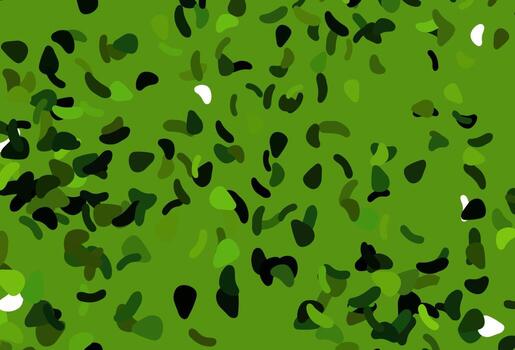 Light Green, Yellow vector pattern with chaotic shapes.