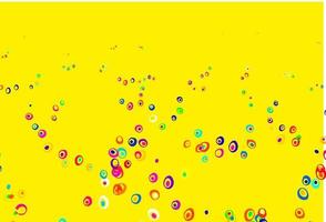 Light Multicolor, Rainbow vector backdrop with dots.