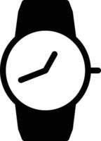 ilustración de vector de reloj de pulsera en un fondo. símbolos de calidad premium. iconos vectoriales para concepto y diseño gráfico.