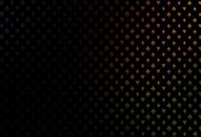 Dark green, red vector layout with elements of cards.