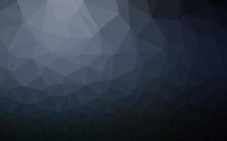 Dark BLUE vector triangle mosaic cover.