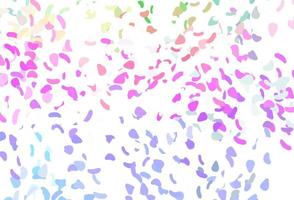 Light multicolor, rainbow vector background with abstract forms.