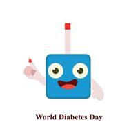 world diabetes day 2022 theme vector