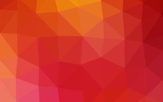 Light Red, Yellow vector blurry triangle pattern.