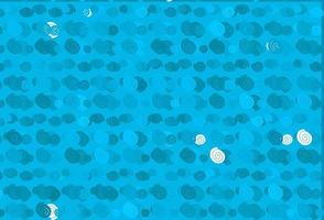 Light BLUE vector background with liquid shapes.