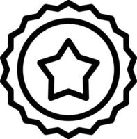 ilustración de vector de estrella en un fondo. símbolos de calidad premium. iconos vectoriales para concepto y diseño gráfico.